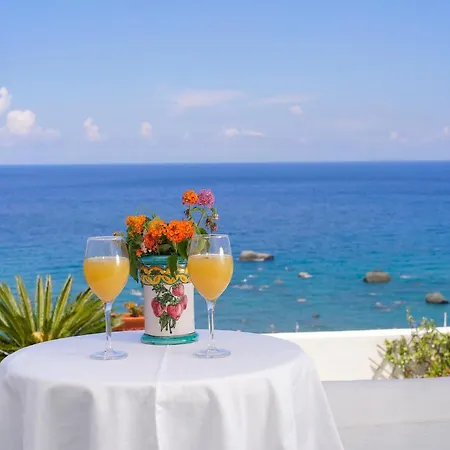 Gasthuis In Bb - Ischia, Forio With A Breathtaking View, Above The Poseidon Gardens *
